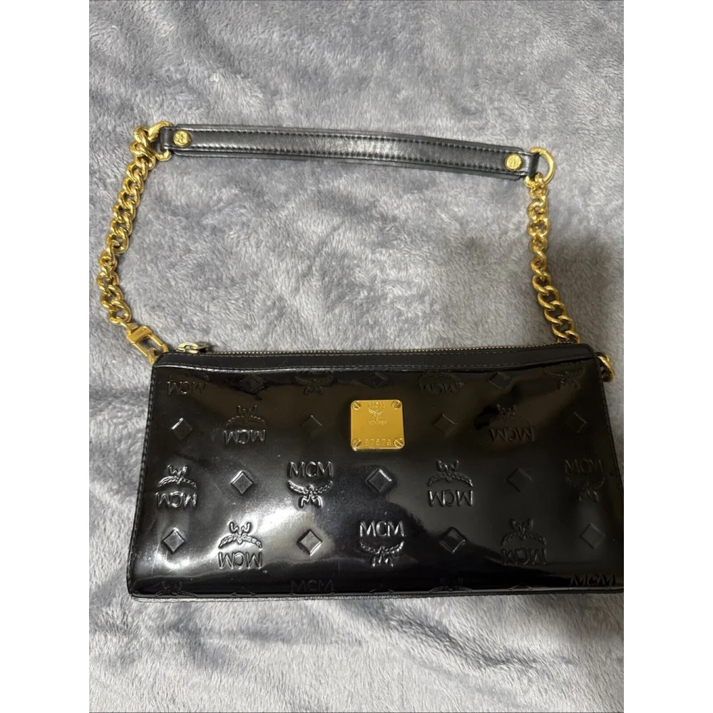 Patten Shoulder Bag  MCM Gold Hardware Gold Chain - Picture 14 of 16